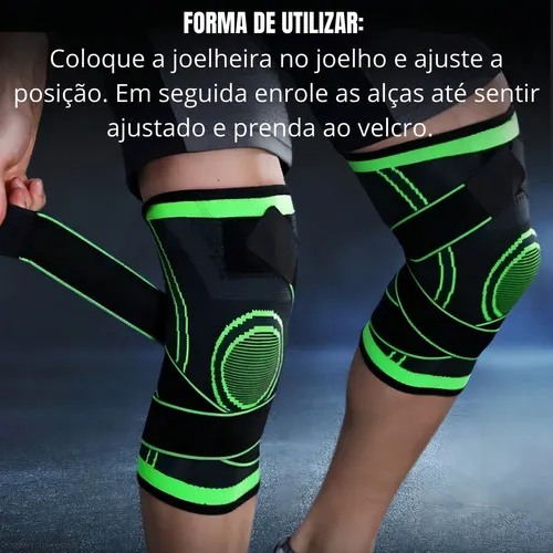 Modo de uso da Joelheira Premium